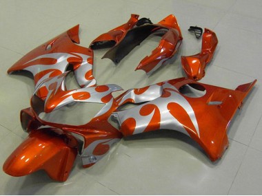 2004-2007 Orange Argent Honda CBR600 F4i Carénage Moto