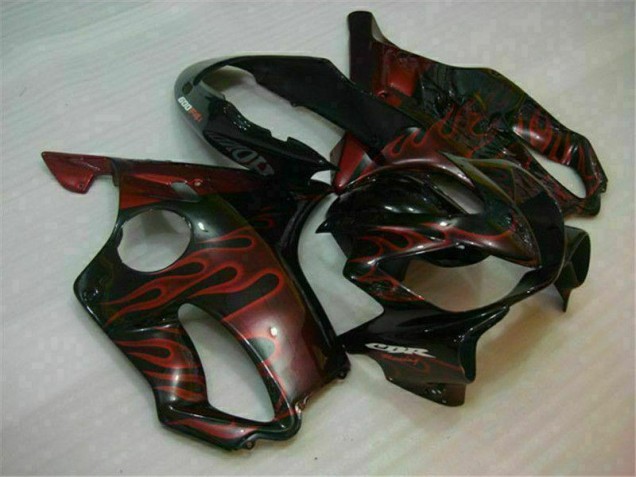 2004-2007 Rouge Flamme Honda CBR600 F4i Carénage Moto 2004-2007 Rouge Flamme Honda CBR600 F4i Carénage Moto