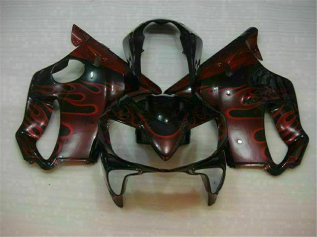2004-2007 Rouge Flamme Honda CBR600 F4i Carénage Moto 2004-2007 Rouge Flamme Honda CBR600 F4i Carénage Moto