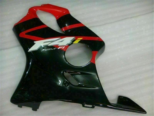 2004-2007 Rouge Noir Honda CBR600 F4i Kit Carénages Motos Complet 2004-2007 Rouge Noir Honda CBR600 F4i Kit Carénages Motos Complet