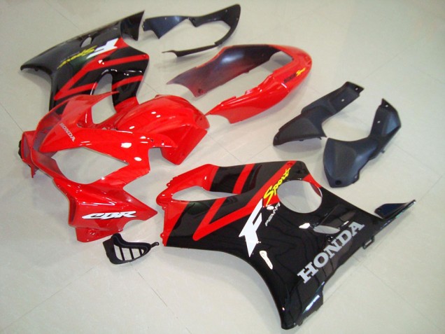 2004-2007 Rouge Noir Rouge Tail Honda CBR600 F4i Carénage Moto