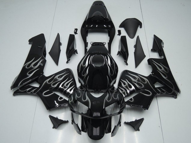 2005-2006 Argent Flamme Honda CBR600RR Carénage Moto 2005-2006 Argent Flamme Honda CBR600RR Carénage Moto