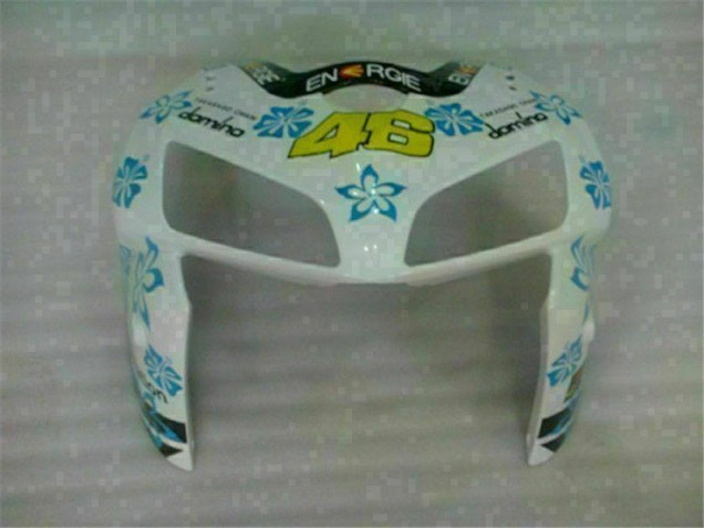 2005-2006 Blanc Bleu Nastro Azzurro 46 Honda CBR600RR Carénages Moto 2005-2006 Blanc Bleu Nastro Azzurro 46 Honda CBR600RR Carénages Moto