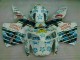2005-2006 Blanc Bleu Nastro Azzurro 46 Honda CBR600RR Carénages Moto 2005-2006 Blanc Bleu Nastro Azzurro 46 Honda CBR600RR Carénages Moto