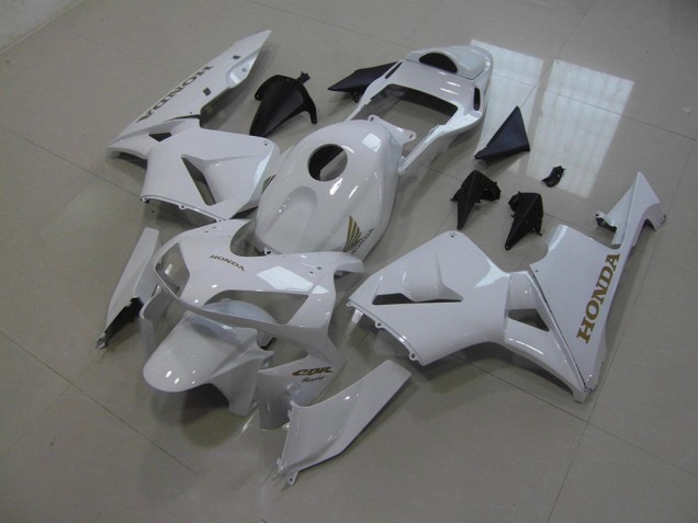 2005-2006 Blanc Honda CBR600RR Carrosserie Moto 2005-2006 Blanc Honda CBR600RR Carrosserie Moto