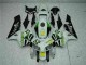 2005-2006 Blanc Jaune Vert 52 Honda CBR600RR Carénage Moto