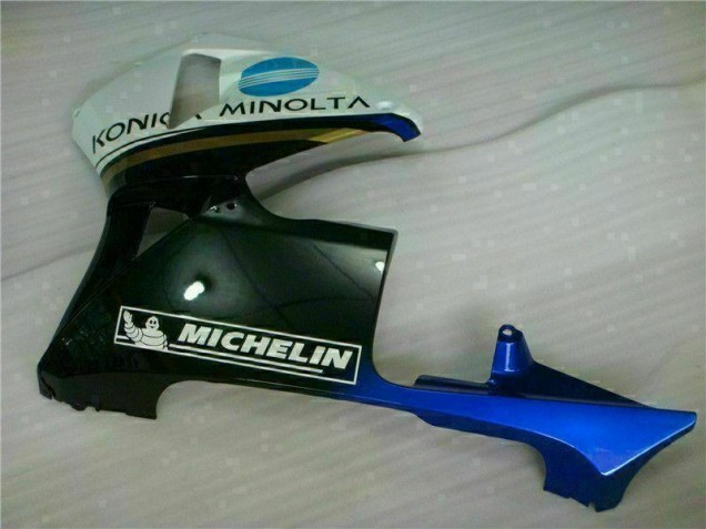2005-2006 Blanc Noir Honda CBR600RR Carénage Moto 2005-2006 Blanc Noir Honda CBR600RR Carénage Moto