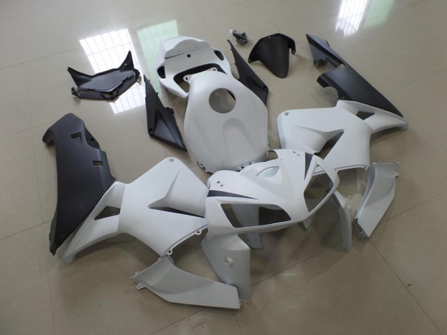 2005-2006 Blanc Noir Honda CBR600RR Kit Carénages Motos 2005-2006 Blanc Noir Honda CBR600RR Kit Carénages Motos