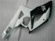 2005-2006 Blanc Noir Suzuki GSXR 1000 Carrosserie Moto
