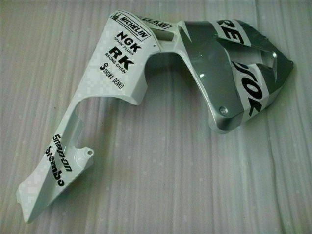 2005-2006 Blanc Repsol Honda CBR600RR Carénages Moto