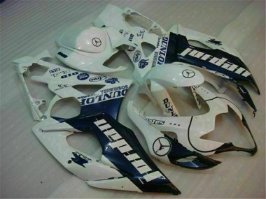 2005-2006 Blanc Suzuki GSXR 1000 Kit Carénages Motos Complet