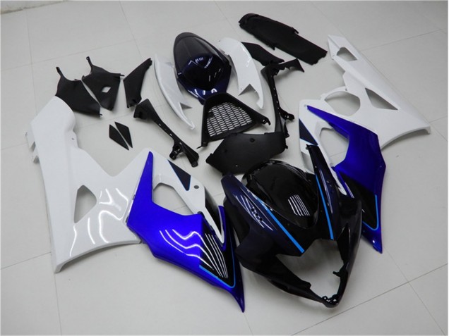 2005-2006 Bleu Blanc Suzuki GSXR 1000 Carénage Moto 2005-2006 Bleu Blanc Suzuki GSXR 1000 Carénage Moto