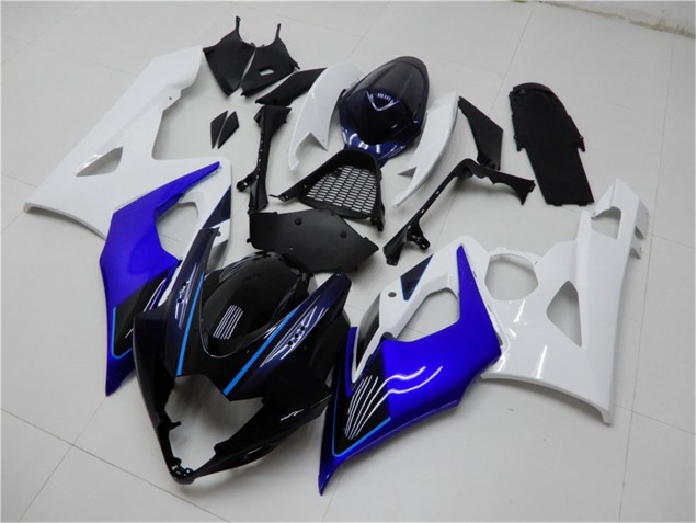 2005-2006 Bleu Blanc Suzuki GSXR 1000 Carénage Moto 2005-2006 Bleu Blanc Suzuki GSXR 1000 Carénage Moto