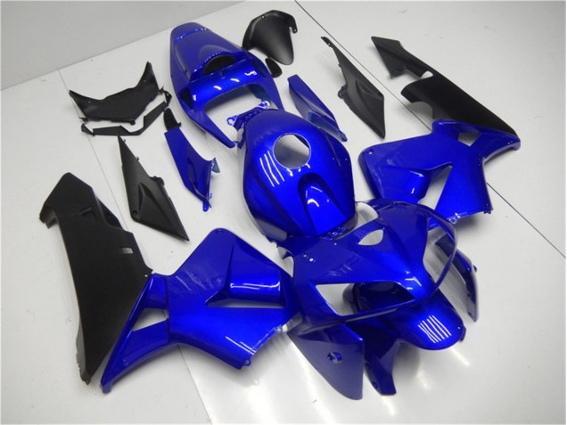 2005-2006 Bleu Noir Honda CBR600RR Carénage Moto 2005-2006 Bleu Noir Honda CBR600RR Carénage Moto