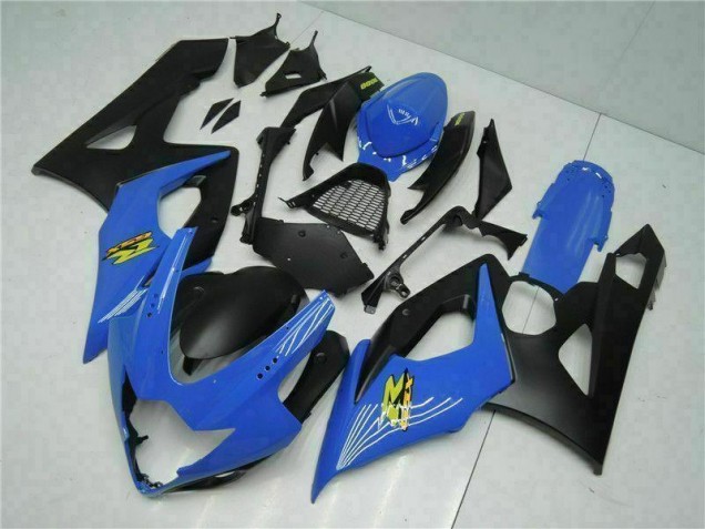 2005-2006 Bleu Noir Suzuki GSXR 1000 Kit Carénages Motos 2005-2006 Bleu Noir Suzuki GSXR 1000 Kit Carénages Motos