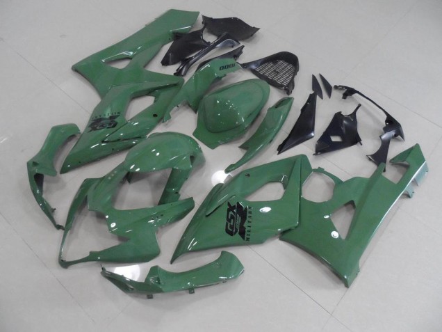 2005-2006 Brillant Armée Verte Suzuki GSXR 1000 Carénage Moto