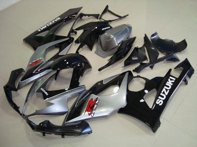 2005-2006 Gris Noir Suzuki GSXR 1000 Kit Carénages Motos Complet