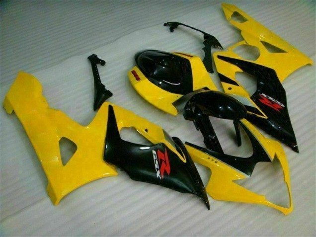 2005-2006 Jaune Noir Suzuki GSXR 1000 Carénages Moto 2005-2006 Jaune Noir Suzuki GSXR 1000 Carénages Moto
