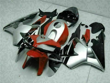 2005-2006 Noir Argent Rouge Honda CBR600RR Carénage Moto