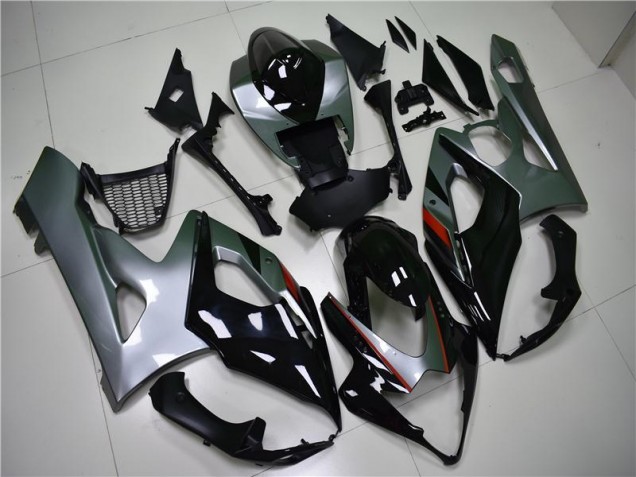 2005-2006 Noir Argent Suzuki GSXR 1000 Carénage Moto 2005-2006 Noir Argent Suzuki GSXR 1000 Carénage Moto