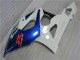 2005-2006 Noir Bleu Blanc Suzuki GSXR 1000 Carénage Moto 2005-2006 Noir Bleu Blanc Suzuki GSXR 1000 Carénage Moto