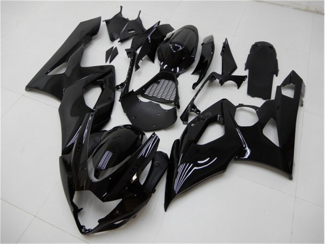 2005-2006 Noir Brillant Suzuki GSXR 1000 Carénage Moto 2005-2006 Noir Brillant Suzuki GSXR 1000 Carénage Moto