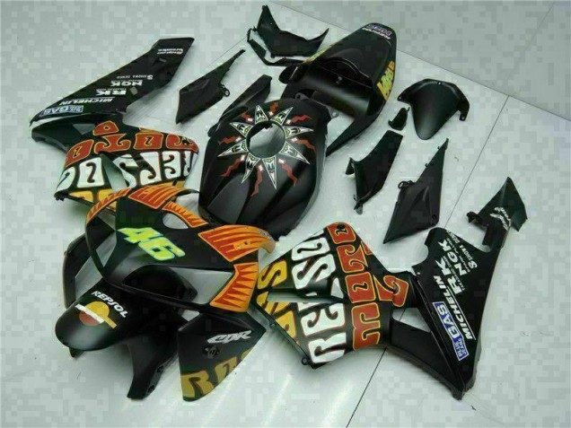 2005-2006 Noir Honda CBR600RR Carénage Moto ABS 2005-2006 Noir Honda CBR600RR Carénage Moto ABS