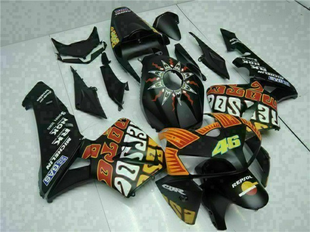 2005-2006 Noir Honda CBR600RR Carénage Moto ABS 2005-2006 Noir Honda CBR600RR Carénage Moto ABS