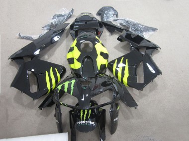 2005-2006 Noir Vert Monster Honda CBR600RR Carénage Moto