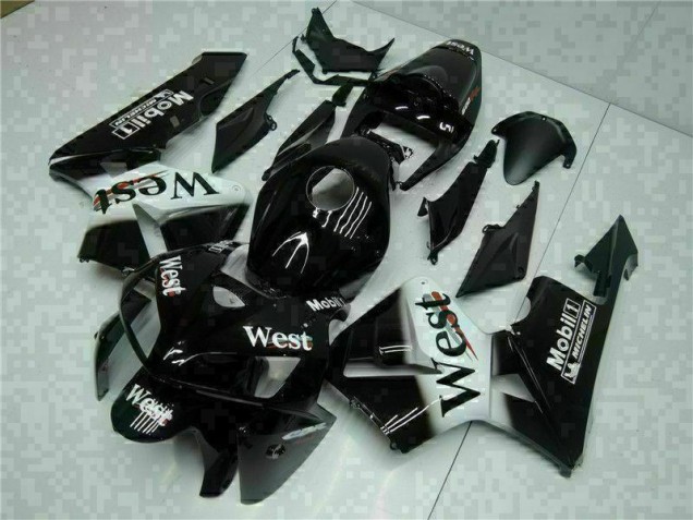 2005-2006 Noir West Honda CBR600RR Carénage Moto 2005-2006 Noir West Honda CBR600RR Carénage Moto