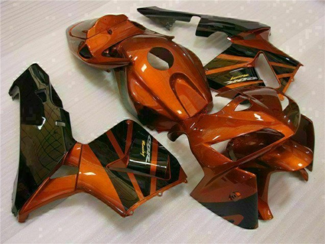 2005-2006 Orange Noir Honda CBR600RR Carénage Moto