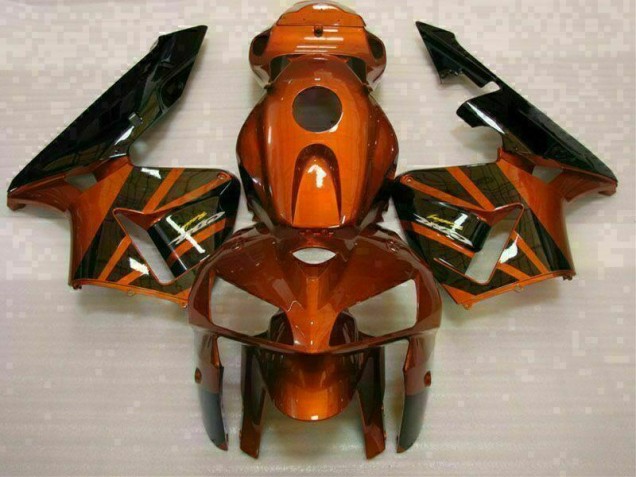 2005-2006 Orange Noir Honda CBR600RR Carénage Moto