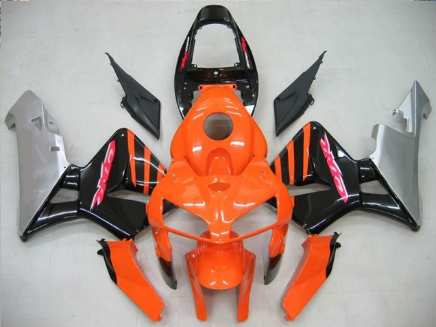 2005-2006 Orange Noir Honda CBR600RR Carénages Moto & Carrosserie 2005-2006 Orange Noir Honda CBR600RR Carénages Moto & Carrosserie
