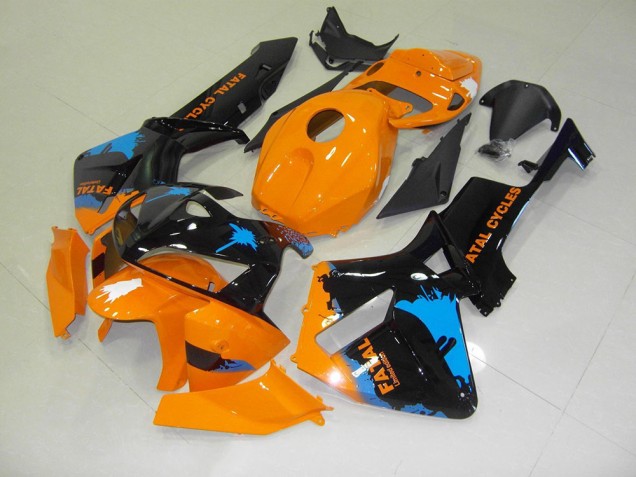 2005-2006 Orange Noir Honda CBR600RR Carrosserie Moto 2005-2006 Orange Noir Honda CBR600RR Carrosserie Moto