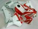 2005-2006 Rouge Blanc Honda CBR600RR Carénage Moto 2005-2006 Rouge Blanc Honda CBR600RR Carénage Moto