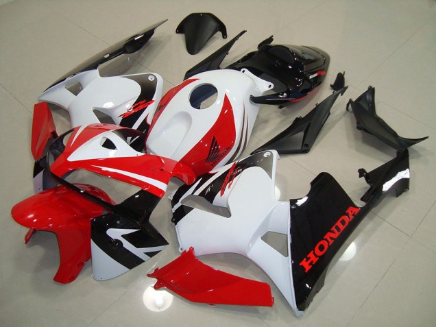 2005-2006 Rouge Blanc Noir Honda CBR600RR Carénage Moto