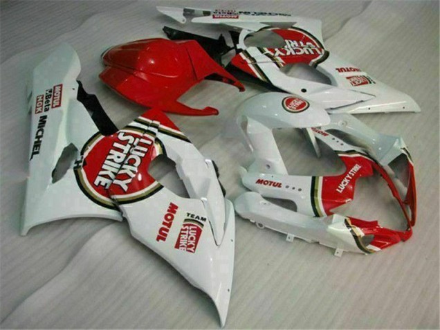 2005-2006 Rouge Blanc Suzuki GSXR 1000 Carénages Moto 2005-2006 Rouge Blanc Suzuki GSXR 1000 Carénages Moto