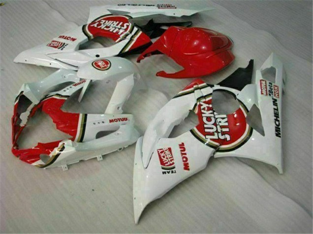 2005-2006 Rouge Blanc Suzuki GSXR 1000 Carénages Moto 2005-2006 Rouge Blanc Suzuki GSXR 1000 Carénages Moto