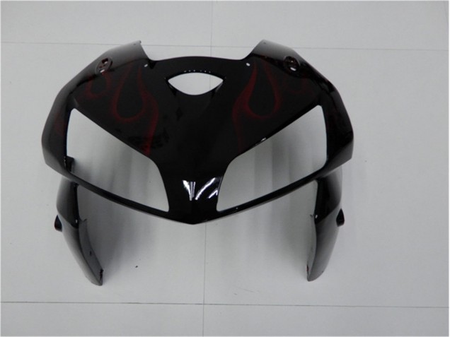 2005-2006 Rouge Flamme Noir Honda CBR600RR Carénage Moto 2005-2006 Rouge Flamme Noir Honda CBR600RR Carénage Moto