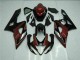 2005-2006 Rouge Noir Suzuki GSXR 1000 Kit Carénages Motos & Plastique