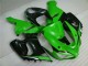 2005-2006 Vert Blanc Noir Kawasaki ZX6R Carénage Moto 2005-2006 Vert Blanc Noir Kawasaki ZX6R Carénage Moto