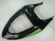 2005-2006 Vert Blanc Noir Kawasaki ZX6R Carénage Moto 2005-2006 Vert Blanc Noir Kawasaki ZX6R Carénage Moto