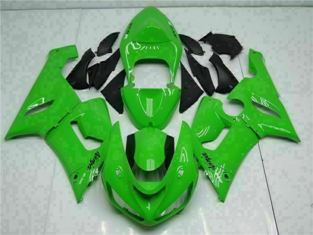 2005-2006 Vert Kawasaki ZX6R Kit Carénages Motos Complet 2005-2006 Vert Kawasaki ZX6R Kit Carénages Motos Complet
