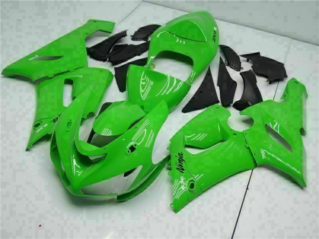 2005-2006 Vert Kawasaki ZX6R Kit Carénages Motos Complet 2005-2006 Vert Kawasaki ZX6R Kit Carénages Motos Complet