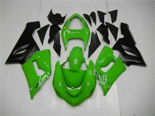 2005-2006 Vert Kawasaki ZX6R Kit Carénages Motos 2005-2006 Vert Kawasaki ZX6R Kit Carénages Motos
