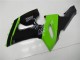 2005-2006 Vert Noir Kawasaki ZX6R Carénages Moto 2005-2006 Vert Noir Kawasaki ZX6R Carénages Moto