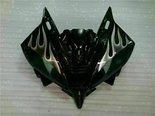 2006-2007 Argent Flamme Noir Yamaha YZF R6 Carénage Moto 2006-2007 Argent Flamme Noir Yamaha YZF R6 Carénage Moto
