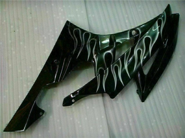 2006-2007 Argent Flamme Noir Yamaha YZF R6 Carénage Moto 2006-2007 Argent Flamme Noir Yamaha YZF R6 Carénage Moto