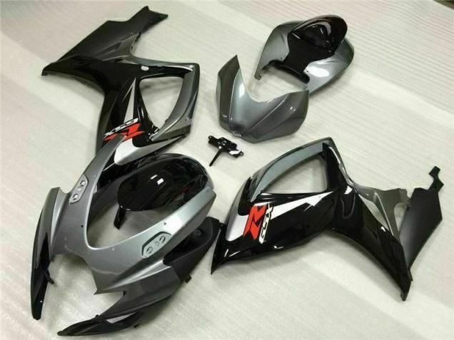 2006-2007 Argent Gris Suzuki GSXR 600/750 Carénage Moto 2006-2007 Argent Gris Suzuki GSXR 600/750 Carénage Moto