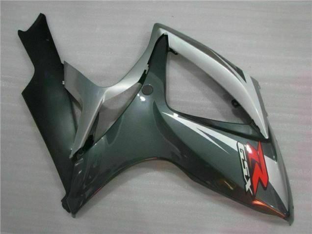2006-2007 Argent Noir Suzuki GSXR 600/750 Carénage Moto